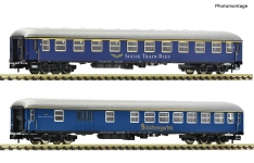 Fleischmann 6260083 - N - 2-tlg. Set Schnellzugwagen, Suisse Train Bleu, Ep. VI
